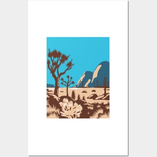 Joshua Tree National Park Riverside County California United States WPA Poster Art Color Posters and Art